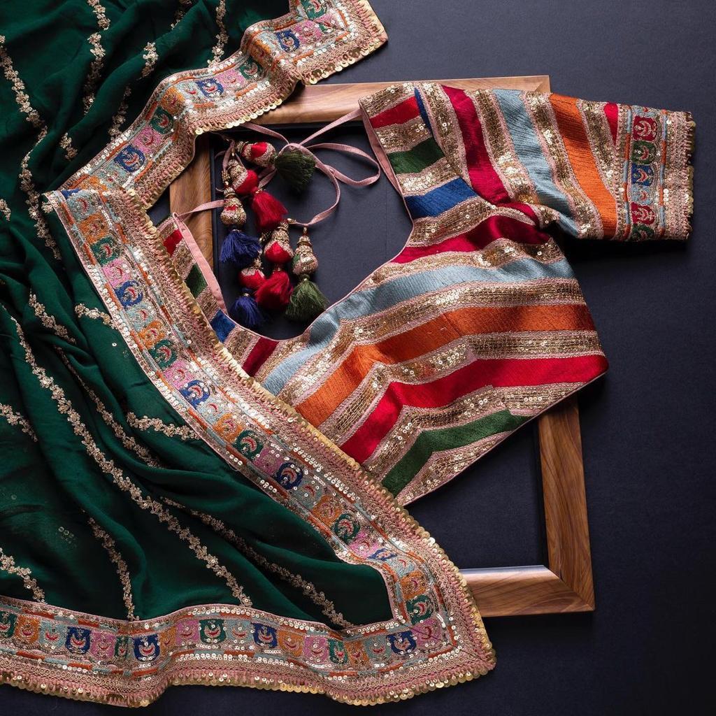 Veera Green Saree