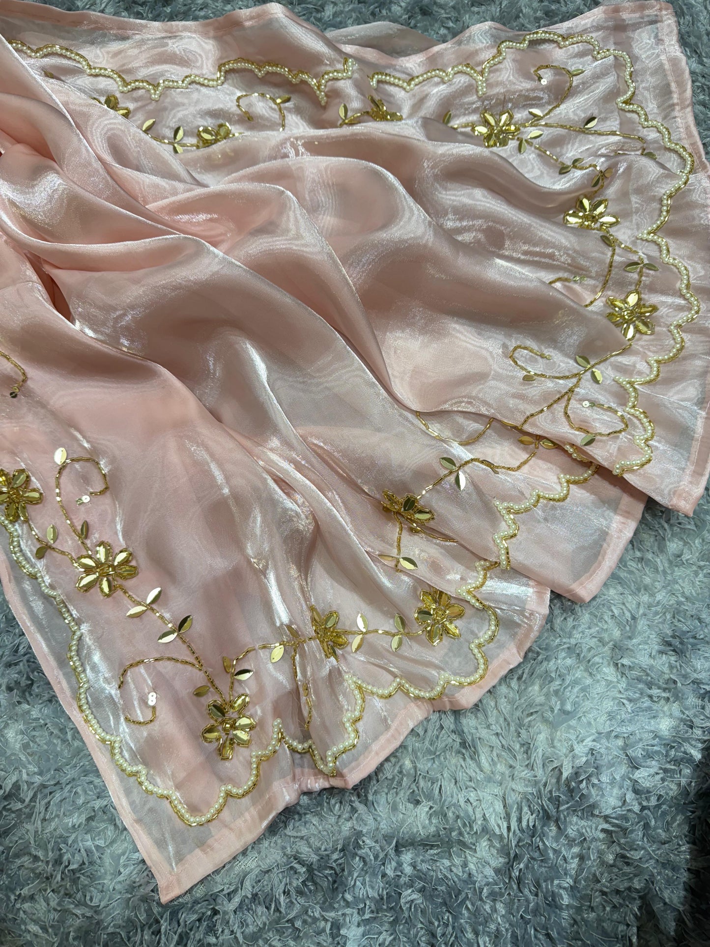 Gulnoor Hand Embroidered Saree