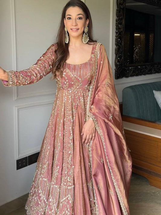 Ishleen Sequin Embroidered Sharara Set