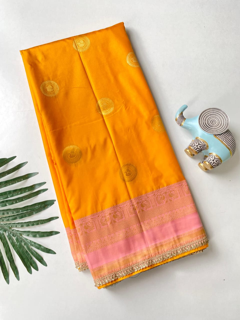 Premium Coin Motif Saree