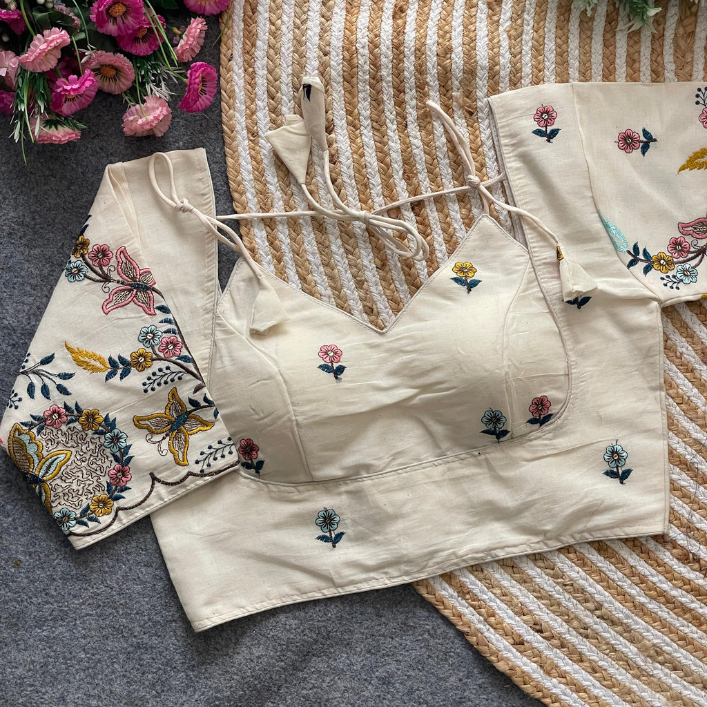 Ivory Bloom Blouse