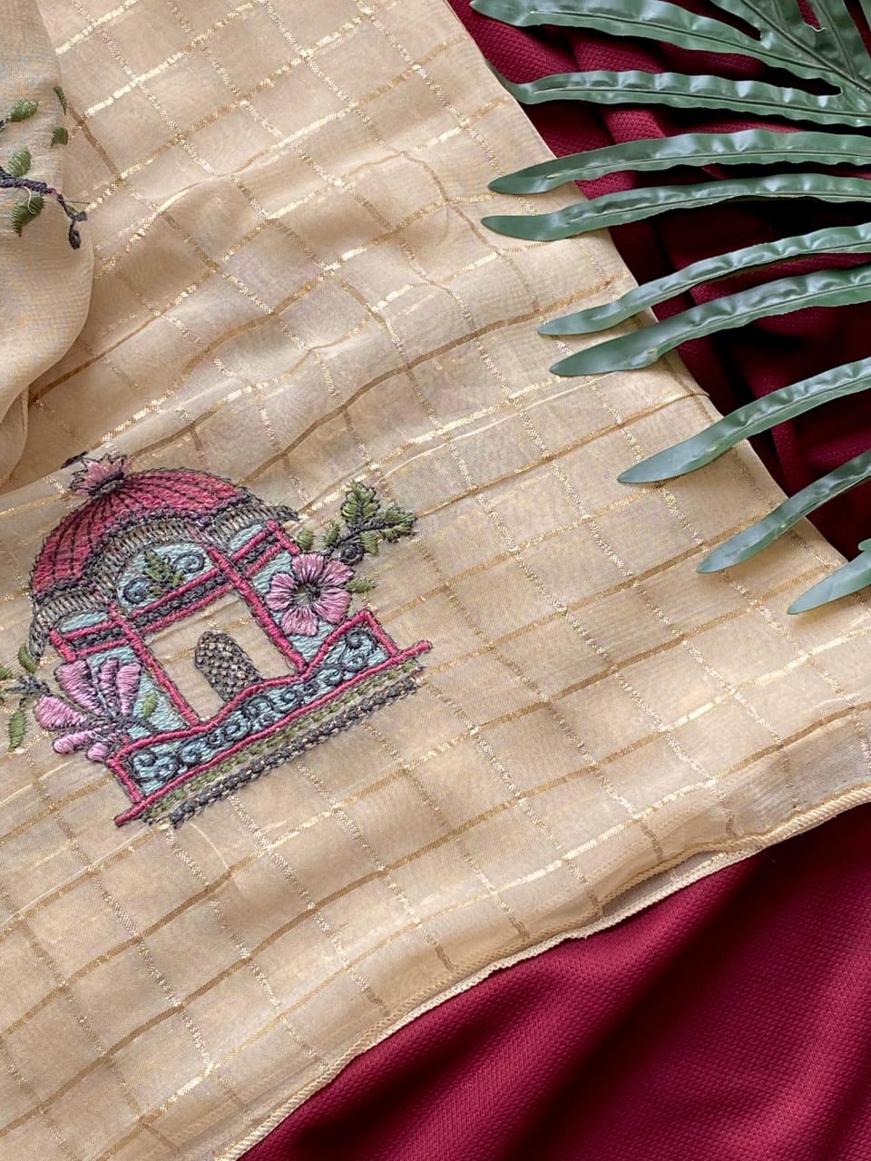 Heritage Palace Embroidered Saree
