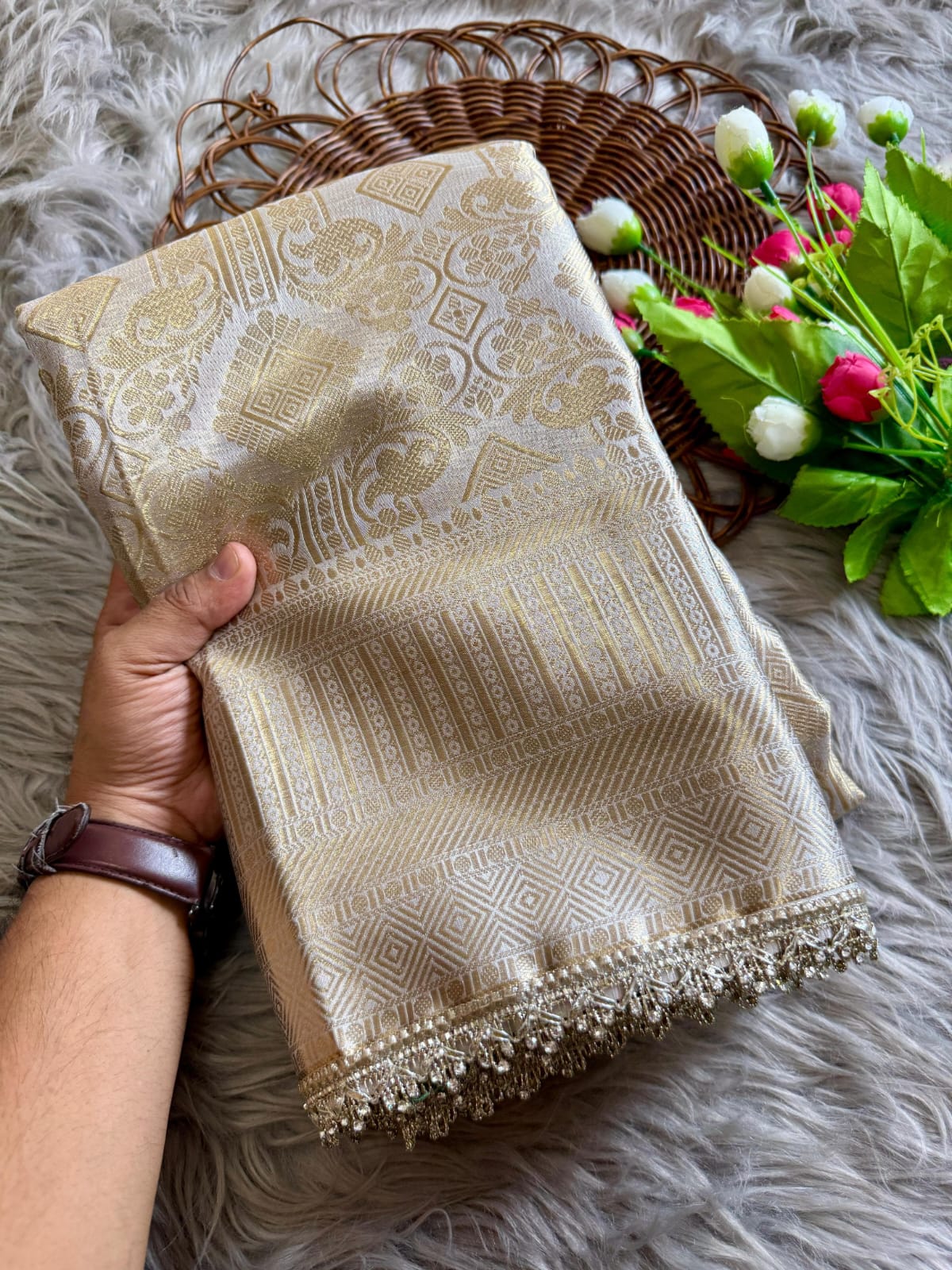 Chandni Banarasi Saree
