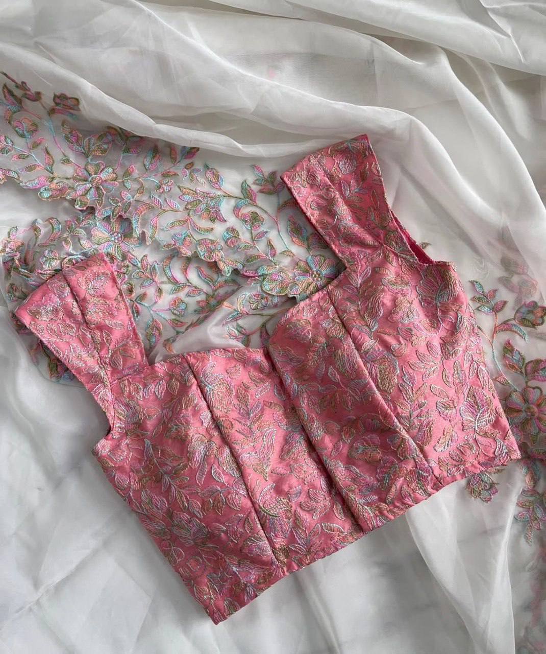 Roseloom Embroidered Saree