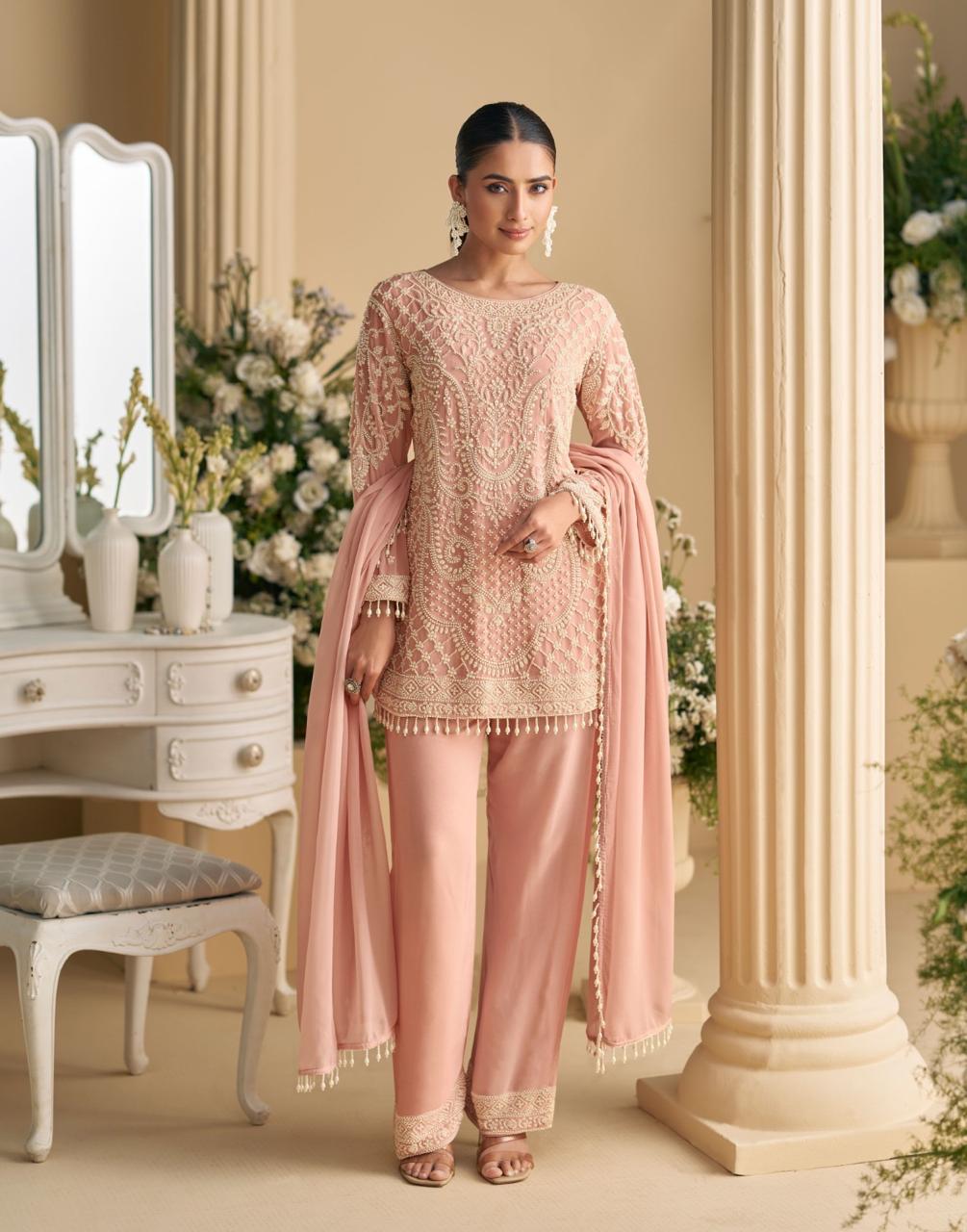 Ziva Embroidered Luxe Set