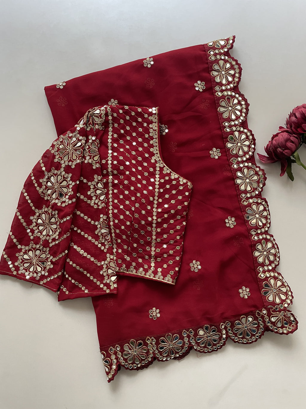 Aaryaa Luxe Mirror Saree