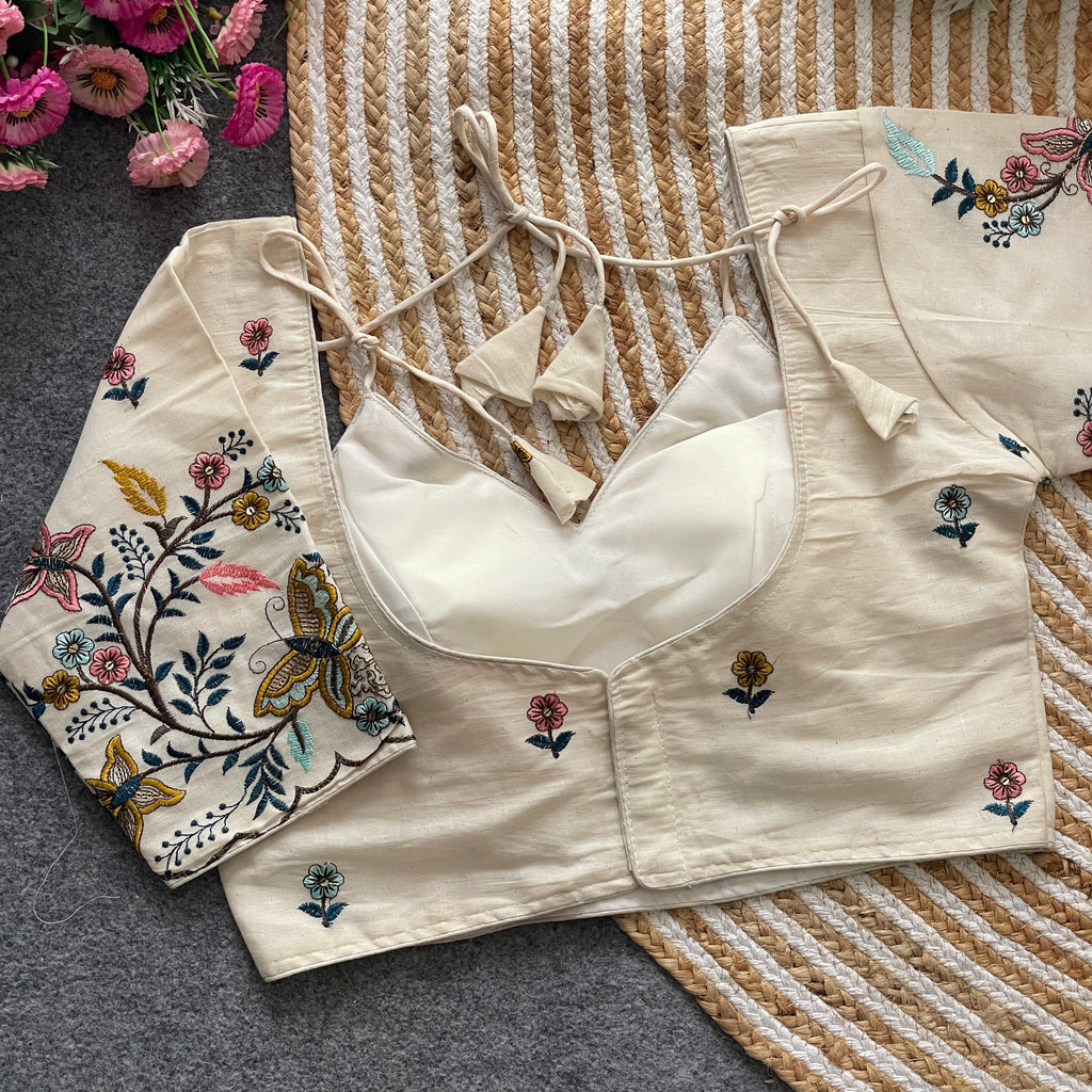 Ivory Bloom Blouse