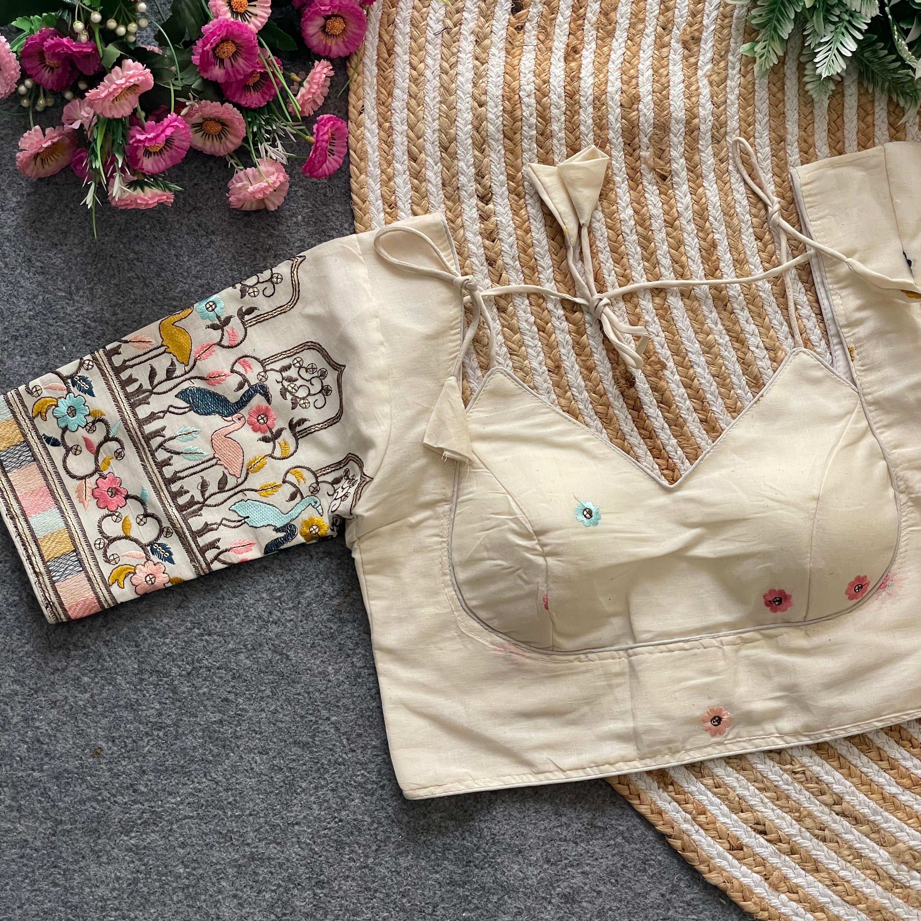 Ivory Bloom Blouse